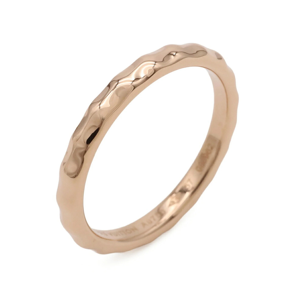 LOUIS VUITTON Alliance Monogram Infini Ring Au750 18KPG Pink Gold #57